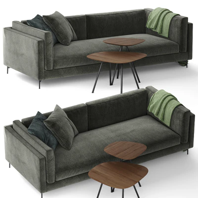 Calligaris Danny sofa and Calligaris Tweet coffee tables — Вид 2