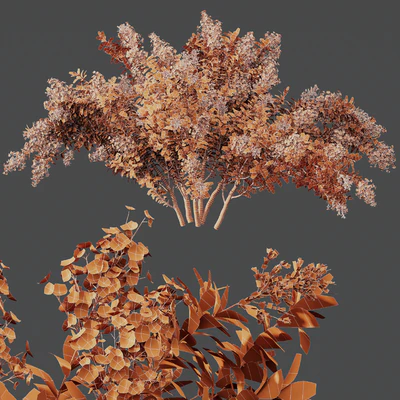 HQ Plants Myrtle White Flower little — Ver 2