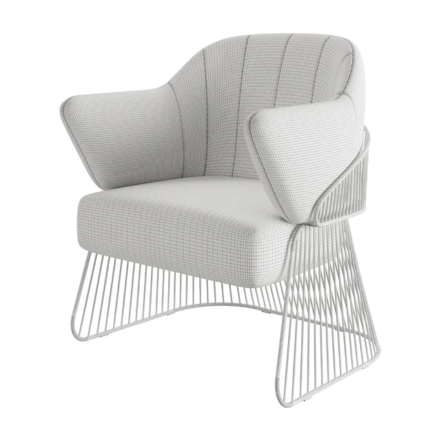 Jackie Armchair 01 by Rossato — Descargar