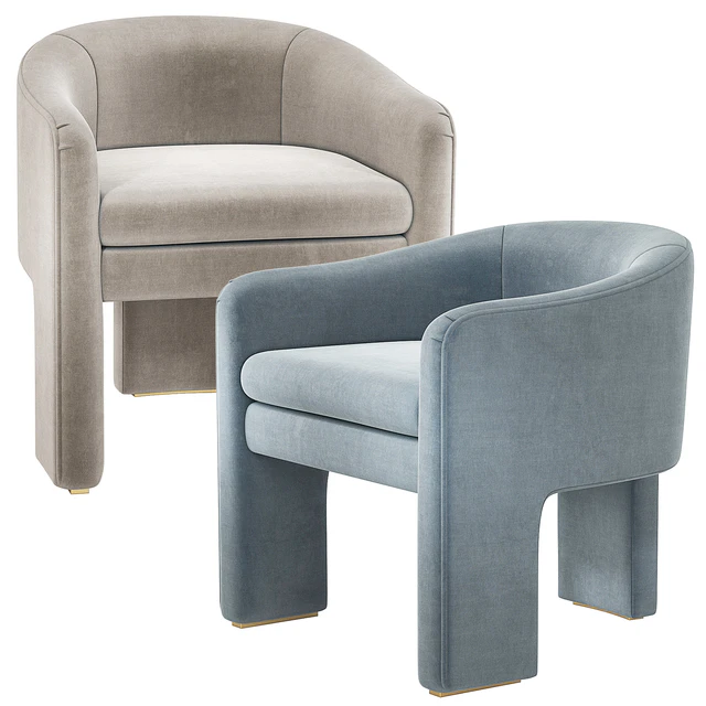 Eichholtz Pebbles Chair three legs — Descargar