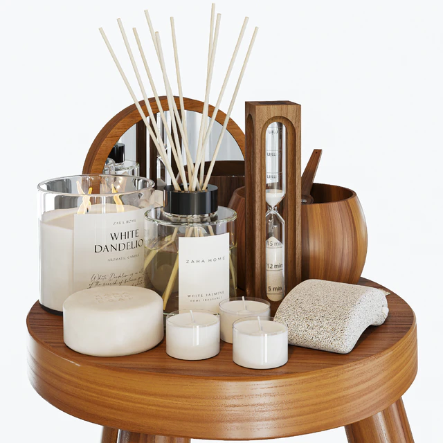 Zara home wood stool 02 — Скачать