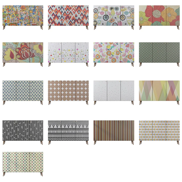 Chest of drawers Berber three doors 21 print — Descargar