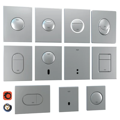 Grohe flush plates for installation — Ver 1