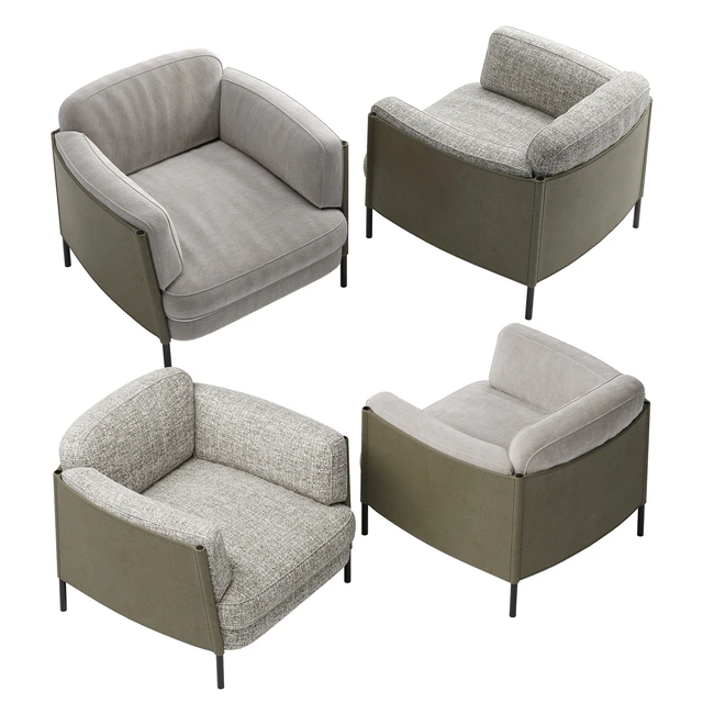 Minotti armchair Shelley — Descargar