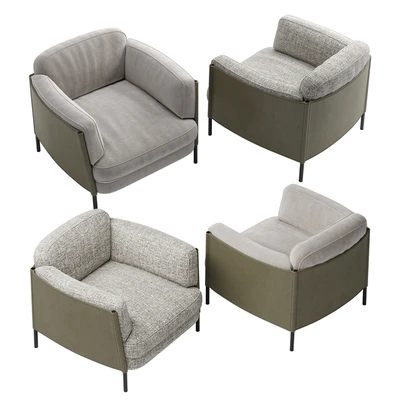 Minotti armchair Shelley — Ver 1