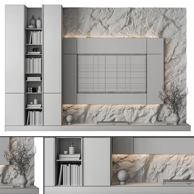 TV Wall Rock Wall and Wood - Set 78 — Descargar