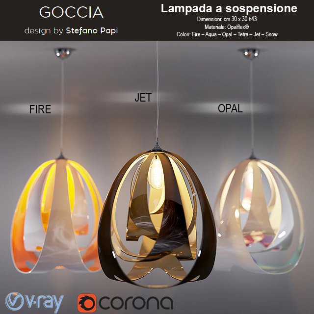 GOCCIA Lampada a sospensione — Descargar