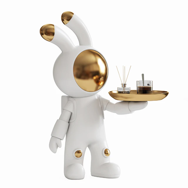 Rabbit Handicraft Decoration Sculpture — Descargar