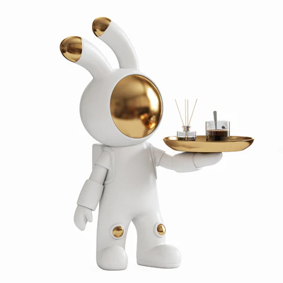Rabbit Handicraft Decoration Sculpture — Ver 2
