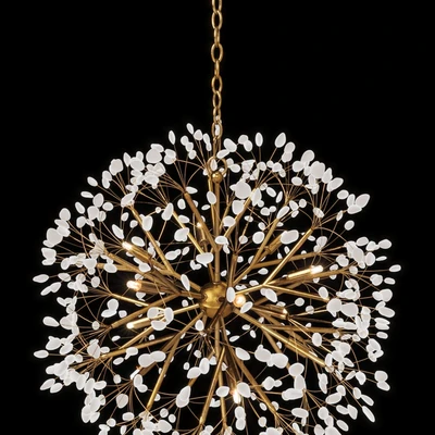 Spherical Twelve-Light Quartz Chandelier — Вид 2