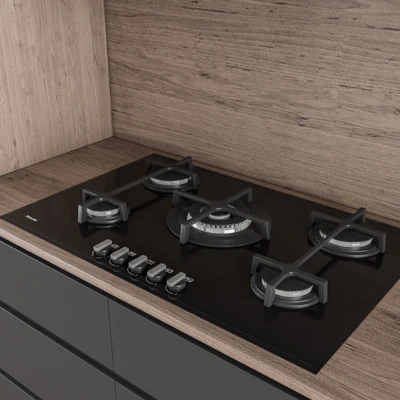 Kitchen Modern - Wood and Black 49 — Вид 2