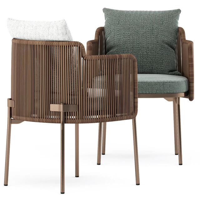 TAPE CORD OUTDOOR chair by Minotti — Скачать