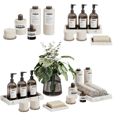 Decorative bathroom set 04 — Ver 1