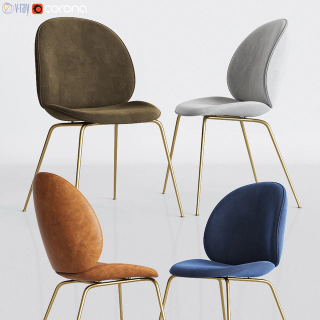 Gubi Beetle Dinning Chair — Descargar