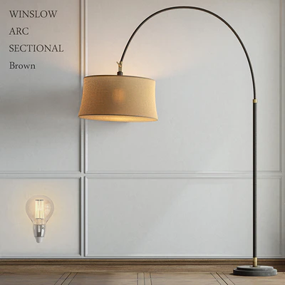 Pottery Barn / Winslow Arc Sectional Floor Lamp — Ver 2