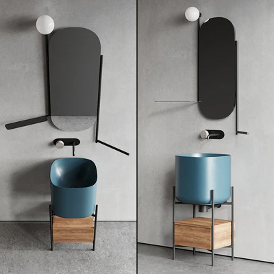 Scarabeo Ceramiche Diva Floor-standing Vanity Unit Set 2 — Ver 2