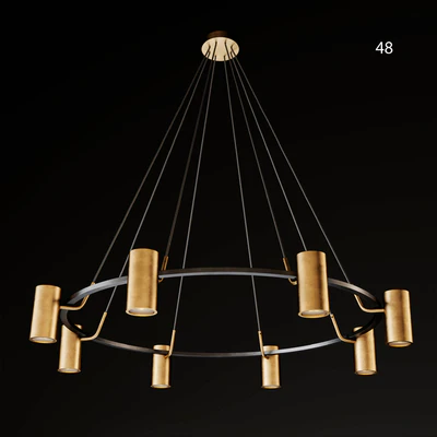 CHAMPEAUX ROUND CHANDELIER — Ver 2
