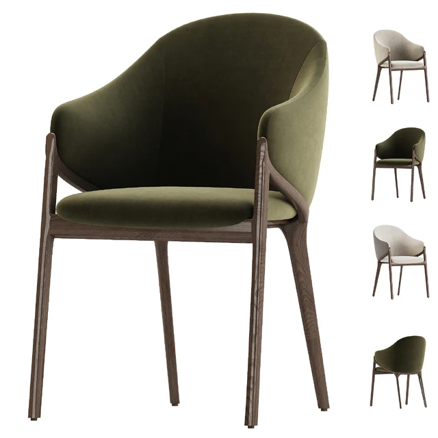 Chair Angel Cerda ACH200 walnut — Descargar