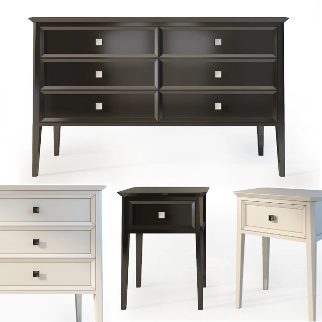 Chest of drawers and dresser. The Werby Ellington. dresser, nightstand. — Descargar