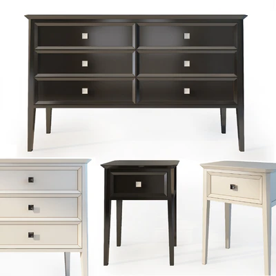 Chest of drawers and dresser. The Werby Ellington. dresser, nightstand. — Ver 1