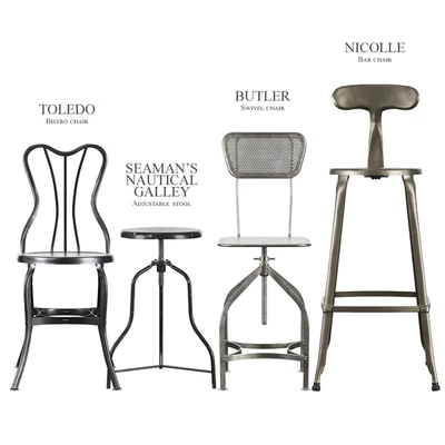 Industrial stools and chairs — Ver 1