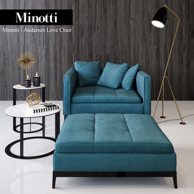 Minotti Andersen Love Chair — Скачать