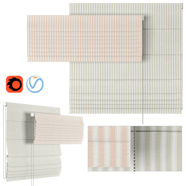 Roman Curtains 35 | Tiger Stripe — Скачать