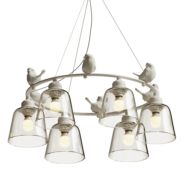 Подвесной светильник provence bird chandelier — Скачать