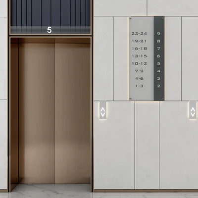 ELEVATOR LOBBY DESIGN 3 — Ver 2