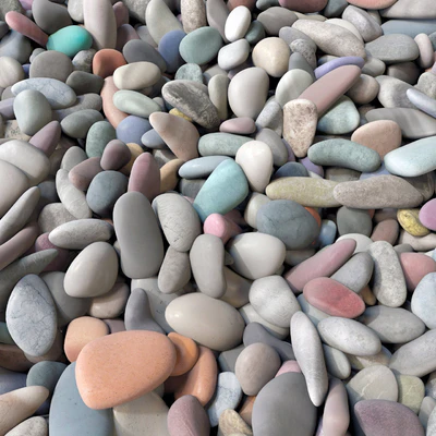 Pebble smooth low n14 / Галька гладкая малая №14 — Вид 2