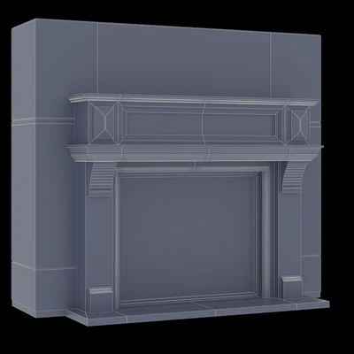 Outdoor fireplace — Ver 2