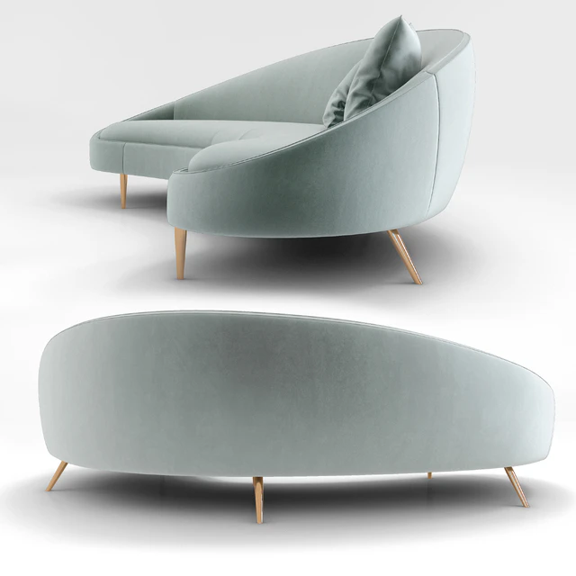 Jonathan Adler Ether Curved Sofa — Descargar