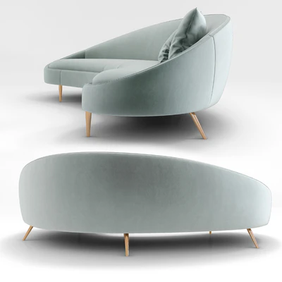 Jonathan Adler Ether Curved Sofa — Ver 2