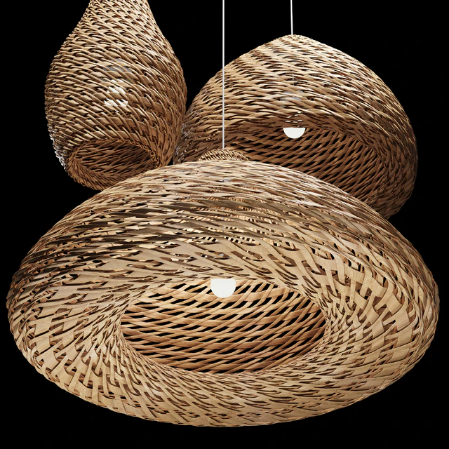 Rattan Pendant Light 08 — Descargar