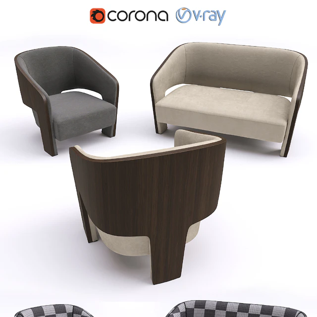 Chloe armchair Marelli — Скачать