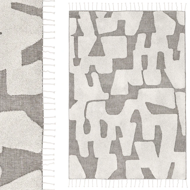 Wool and cotton carpet Launity — Descargar