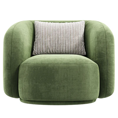Poole Swivel Lounge Chair By Poly Bark — Ver 2