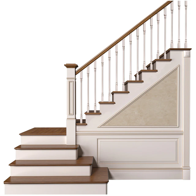 Stair in a classic style.Classic Modern interior Stair — Descargar