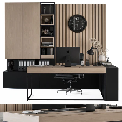 Office Furniture - Manager Set 11 — Ver 2