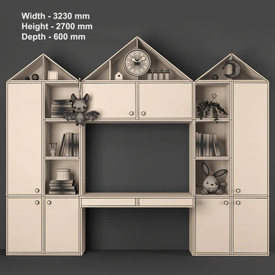 Furniture composition for children's room 76 — Ver 2