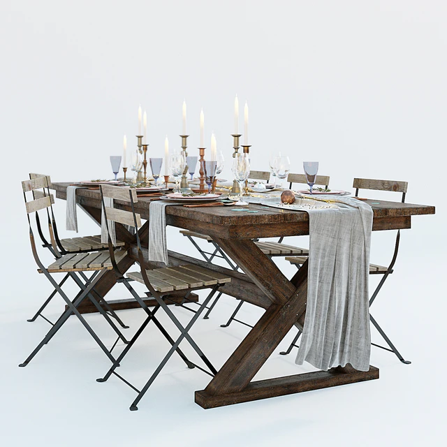 Festive table setting — Descargar