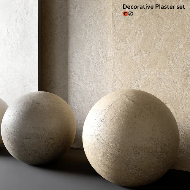 Set of decorative plaster — Descargar