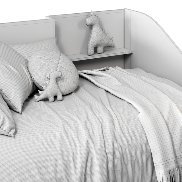 Bed with shelves Tagahe by LA REDOUTE INTERIEURS — Descargar