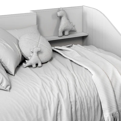 Bed with shelves Tagahe by LA REDOUTE INTERIEURS — Ver 2