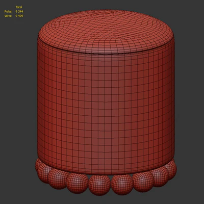 Pouf Ella from Candelabra Home — View 2