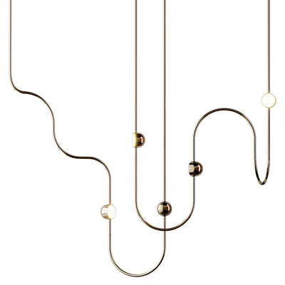 DIA CURVED 3 Pendant lamp Ovature Studios — Ver 1