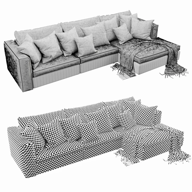 Poliform Dune Chaise Lounge — Descargar