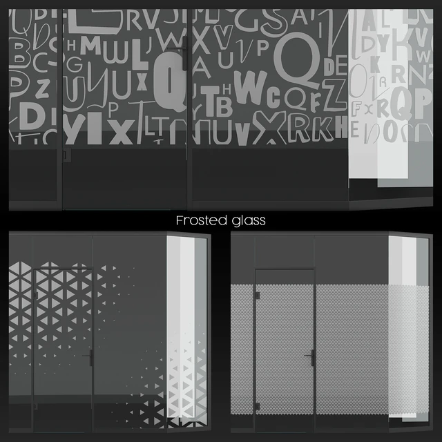 Vinyl film set for glass 08 — Скачать