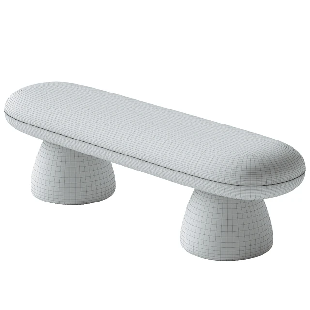 Upholstered Modern Bedroom Bench — Descargar