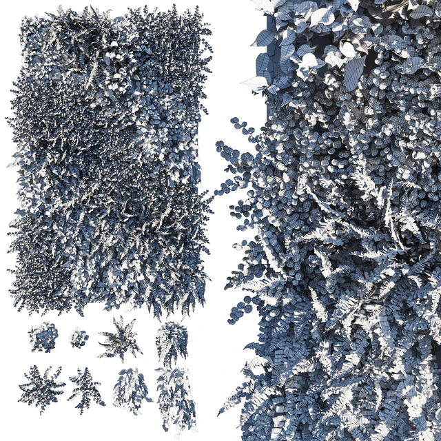 Vertical Garden Green Wall 09 — Скачать